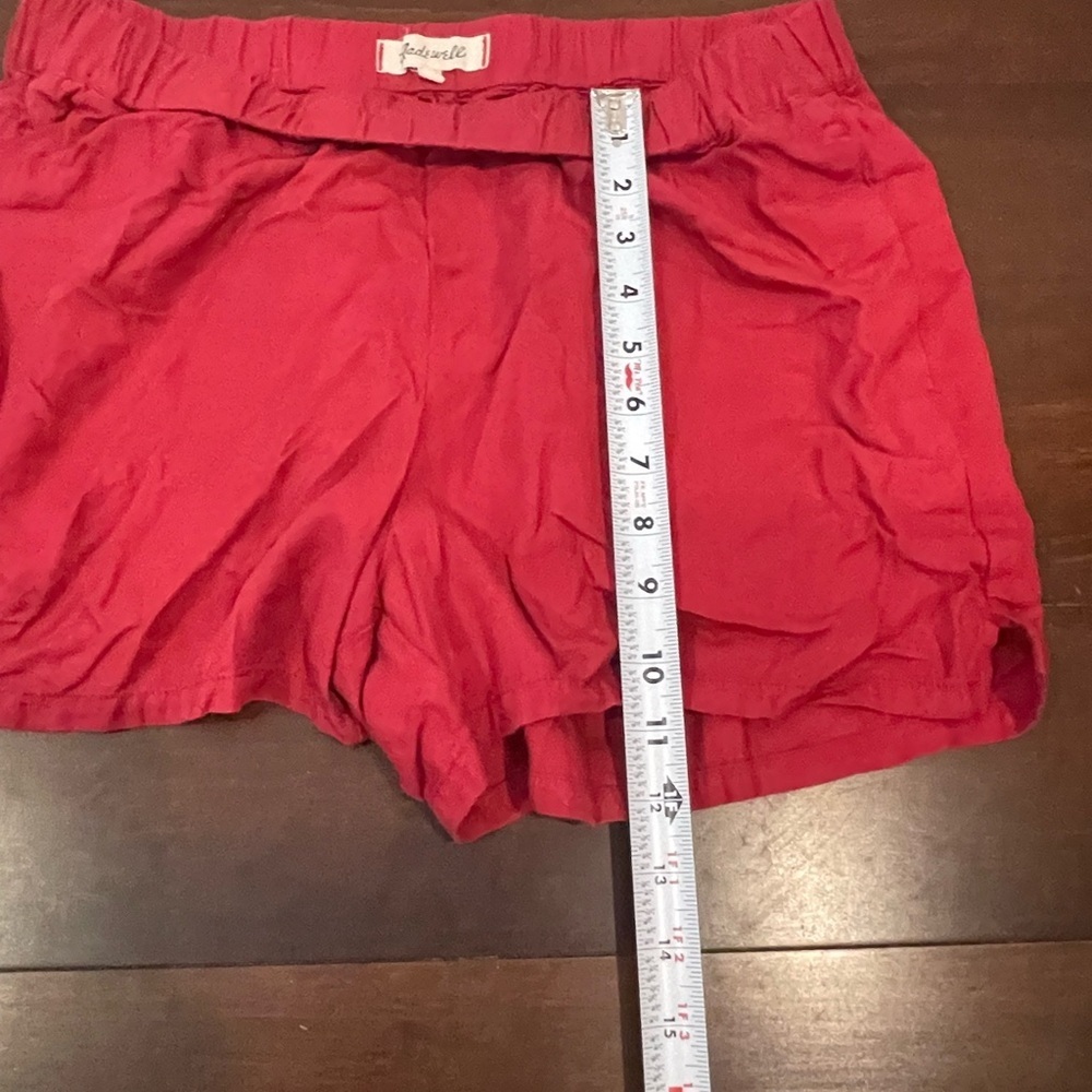 guc madewell Red Shorts medium - Picture 2 of 5